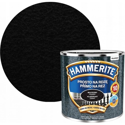 AkzoNobel Hammerite přímo na rez kladívkový černý 0,25l