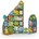 НОВА МАРКА Магнитен конструктор за деца ZOO park с 82 части и фигурки (PAT48834)