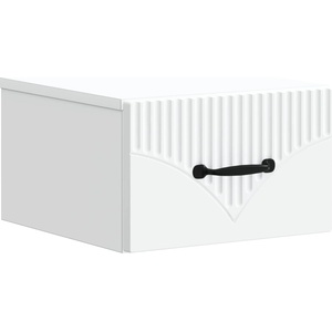 vidaXL Спален шкаф с монтаж на стена с чекмедже Бяло 34, 5 x 33 x 20 см (898935)