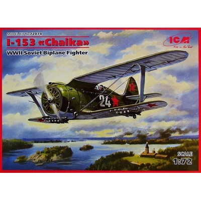 ICM 1/72 I 153 Chaika Soviet Biplane Fighter