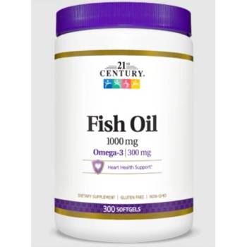 21st Century Омега 3 Рибено Масло - Fish Oil 1000mg | 300 sgels (9142)