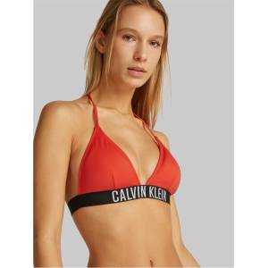 Calvin Klein Горнище Calvin Klein Triangle Bikini Top - Chili