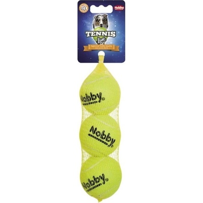 Nobby Hračka tenisový míček 6 cm 3 ks