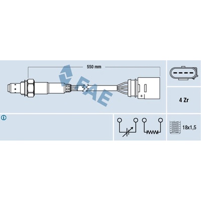 Lambda sonda FAE 77150