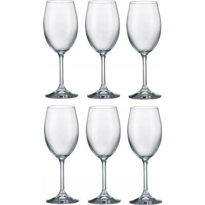 Bohemia Sylvia Skleničky na bílé víno bezbarvé 6 x 250 ml
