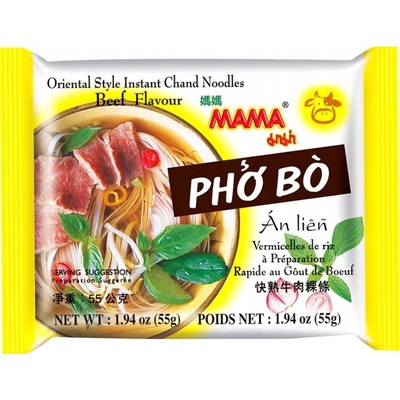 MAMA Instantní rýžové nudle Pho Bo 55 g