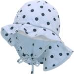 Sterntaler Шапка с UV 50+ защита Sterntaler - На точки, за момиче, 45 cm, 6-9 месеца, синя (1412312-325) - baby