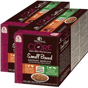 Wellness Core Dog Small Breed Farmársky výber 2 x 6 x 85 g