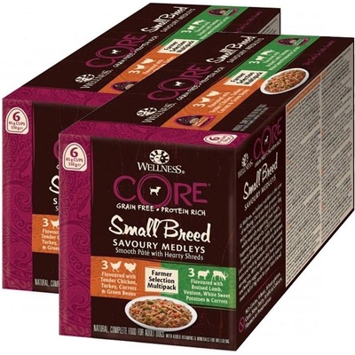 Wellness Core Dog Small Breed Farmársky výber 2 x 6 x 85 g