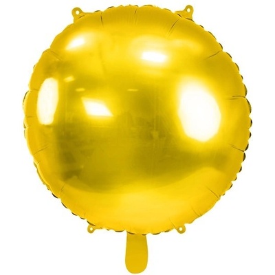 Party Deco Фолиев Балон, Сфера, Злато, 45см