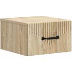 vidaXL Спален шкаф с монтаж на стена Дъб сонома 34, 5 x 33 x 20 см (898939)