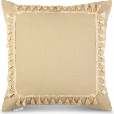 Takoy BOHO z tkaniny s prímesou bavlny zdobená doplnkami-HF-409889 45 x 45 cm