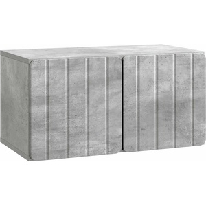 vidaXL Стенно монтиран ТВ шкаф 59, 5 x 31 x 30 см Бетонно сиво (898368)