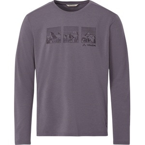 VAUDE Мъжка блуза с дълъг ръкав Vaude Rosemoor L/S T-Shirt III Longsleeve - Purple Ash - размер XXL (216-0236-1515)