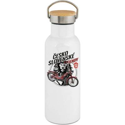 123TRIKO termoska Československé legendy Babetta 207, červená, V5 500 ml motorka