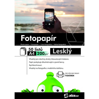 Alza Fotopapier A4 200 g lesklý