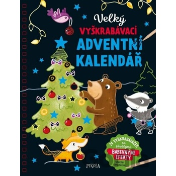 Vyškrabávací obrázky Velký vyškrabávací adventní kalendář