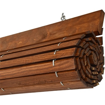Vingo Dřevěná roleta na pergolu - třešeň 90 x 200 cm