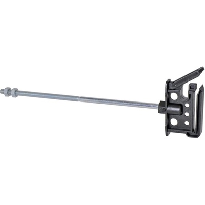 VNT electronics s.r.o. Plochý izolátor pro předsazené ohrady s podpěrou a vrutem, délka 20 cm, závit M6 - 10 ks