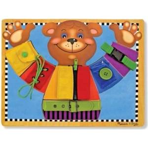 Melissa & Doug ДЪРВЕН БОРД ЗА ОСНОВНИ УМЕНИЯ (13784)