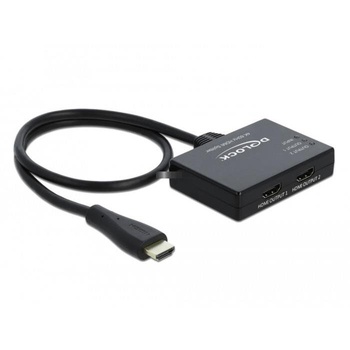 Delock DeLOCK HDMI Splitter 1 x HDMI в към 2 x HDMI out 4K 60 Hz, черен (87747)