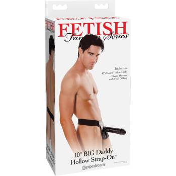 Image 1 of Pipedream Fetish Fantasy Big Daddy Hollow Strap-On Strap-On 25cm