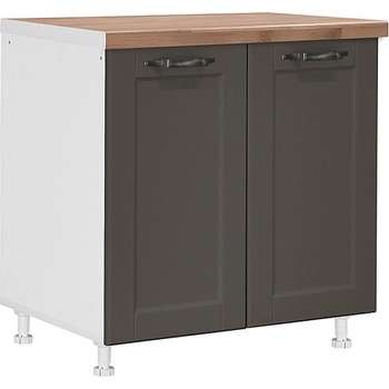 Matis Кухненски шкаф долен с две врати contempo d80 сив