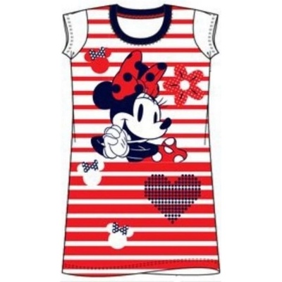 Sun City nočná košeľa Minnie Mouse červená