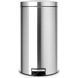 Brabantia Кош за смет с педал Brabantia Silent Twin 2x20L, Matt Steel Fingerprint Proof (647256)