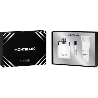 Mont Blanc Legend Spirit Darčeková sada, EDT 100 ml + sprchový gel 100 ml + EDT 7.5ml