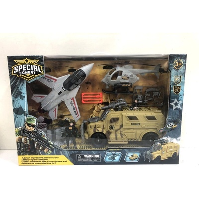 Alltoys Velká vojenská sada stíhačka