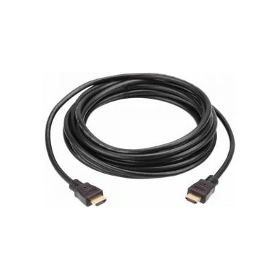 ATEN Кабел ATEN 2L-7D15H, HDMI / Мъжко - HDMI / Мъжко, Ethernet, 4K (4096 x 2160 / 30 Hz), 15 м, Позлатени конектори, Черен, ATEN-2L-7D15H