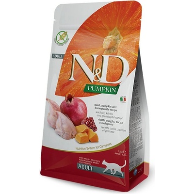 N&D cat GF Pumpkin Adult Quail Pumpkin and Pomegranate 1,5 kg
