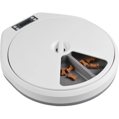 Duvo Plus - Автоматична хранилка за кучета и котки за 5 порции, 33 х 36 х 6 см