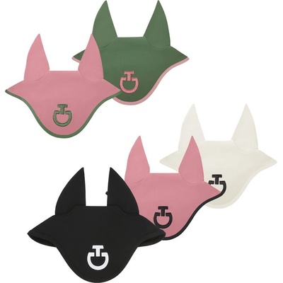 Cavalleria Toscana Čabraka na uši Light Weight Jersey Stripe zelená růžová – Zboží Dáma