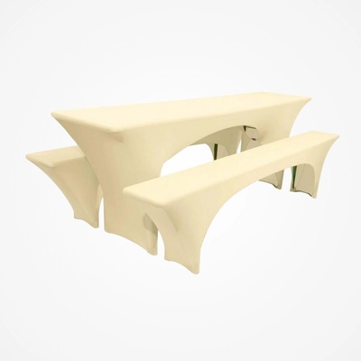 Dortun | Elastický Poťah na Pivný Set 220 cm - Béžový
