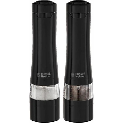 Russell Hobbs Електрически мелнички за сол и пипер Russell Hobbs Black 28010-56, Керамичен механизъм, LED, Черен (28010-56)