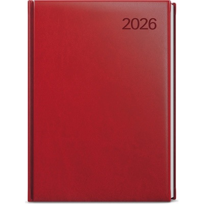 Tomáš Vivella A4 Týdenní 2026 bordó – Zboží Dáma