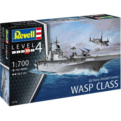 Revell Assault Carrier USS Wasp Class Model Set 1:700
