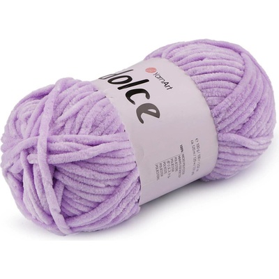 Pletací žinylková příze Dolce 100 g Varianta: 15 (744) fialová sv., Balení: 1 ks 42108/79186/197876
