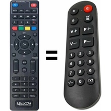 Diaľkový ovládač Mascom MC720T2 HD
