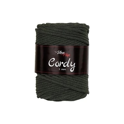 Vlna-hep Cordy šňůry 5mm - 8164 khaki