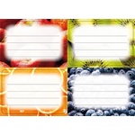 DEIS Етикети за тетрадка Deis №8, оп. 400 бр, Fruits 2026 (01634-А-№8 / 2026)