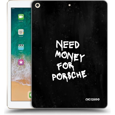 Picasee silikónový prehľadný obal pre Apple iPad 9.7 2017 5. gen Black Dollar