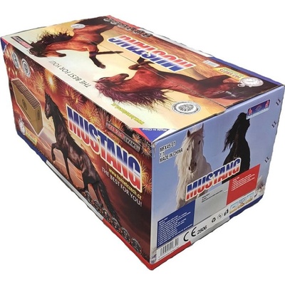 Sestavený ohňostroj Mustang 143 ran