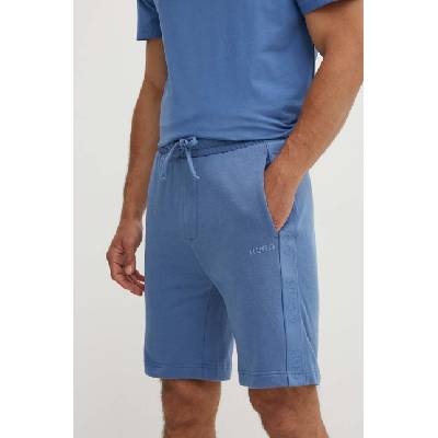 Hugo Домашен къс панталон от памук hugo в синьо 50520492 (50520492)