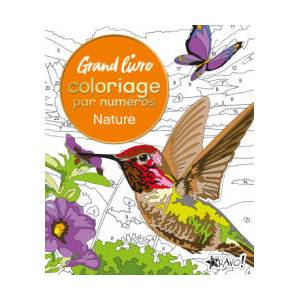 Grand livre coloriage par numéros - Nature (2026)