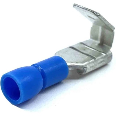 Tracon electric Izolované Cu lisovací rozbočovače ploché modré 2,5mm² 6,3×0,8mm / 2,5mm2