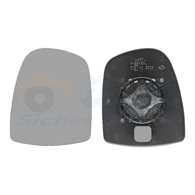 Sklo pro zpětné zrcátko VAN WEZEL 4394831