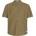 KnowledgeCotton Apparel Мъжка риза с копчета Knowledgecotton apparel Loose S/S Solid Striped Jersey Shirt - Burned Olive (033-2677-0111)